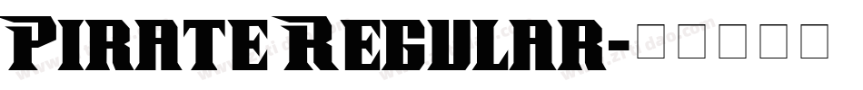 Pirate Regular字体转换